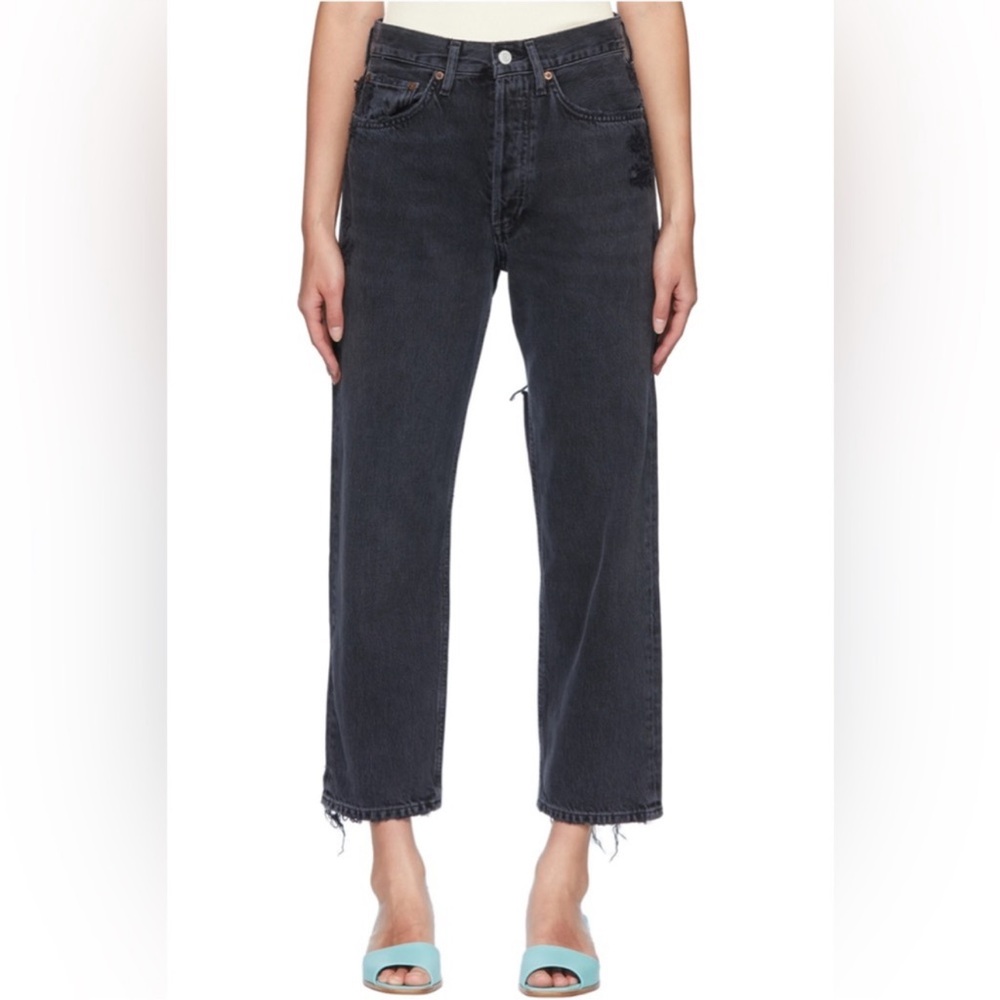 Agolde 90s crop jean mid rise loose straight size 29